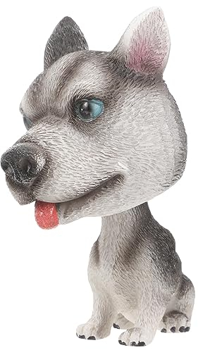 VOSAREA Wackelkopf Hund Wackelfiguren für Auto Armaturenbrett Dekoration （Schlittenhund）