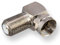 HB-DIGITAL Winkel-Adapter für SAT Anlagen F-Stecker (SAT, männlich) auf F-Buchse (SAT, weiblich) rechtwinklig Ecke Steckverbinder 90° Grad F-Winkeladapter