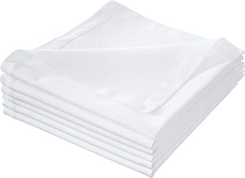Erwin Müller Serviette 6er-Pack Baumwolle weiß Größe 40x40 cm
