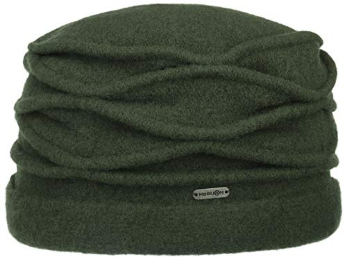 McBURN Kamita Walkmütze Wintermütze Damenmütze Damen - Made in Italy Walkhut Winter Herbst-Winter - One Size dunkelgrün
