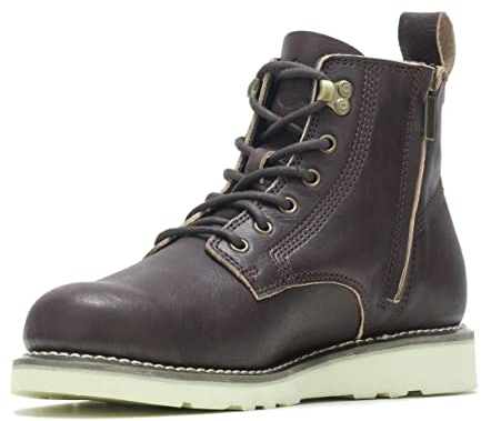 HARLEY-DAVIDSON FOOTWEAR Botas de motocicleta Aldredge Lace para hombre, Marrón, 39.5 EU