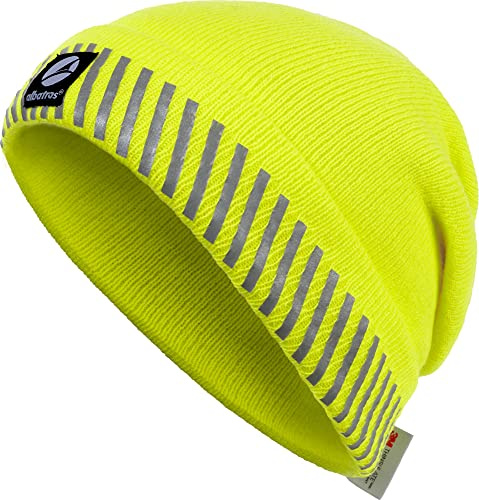 ALBATROS Hivis Thermo - Bonnet en Tricot - Jaune - Accessoires