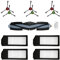 Bürste Filter Zubehör für Ecovacs DEEBOT X1 Omni X1 Plus X1 Turbo DEEBOT T10 T10 Plus T10 Turbo Staubsauger Roboter Ersatzteile (12 Stück)