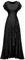 Berylove Women's Sequins Formal Party Dresses Flutter Short Sleeve Wedding Dresses Long Evening Gowns Sparkling Prom Dresses BLS007 Black M
