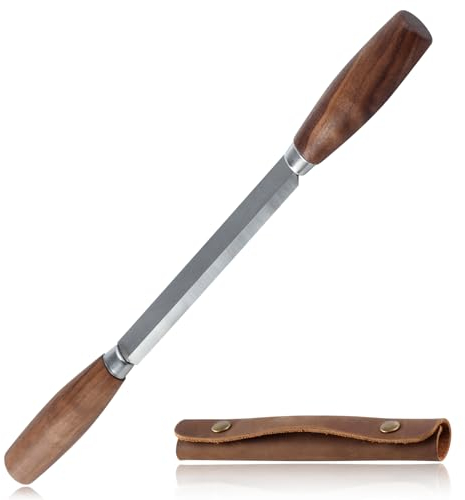 GOLD DEER Strumento per la lavorazione del legno Coltello da disegno da 4,3 pollici SK5 Coltello da disegno con guaina in pelle Strumenti per intaglio del legno Coltello da disegno del legno Utensili