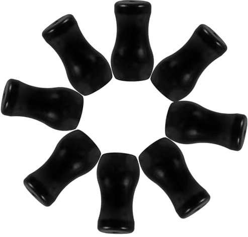 Ciieeo Jalousie-kordelquasten Zugschnurknöpfe 8-teiliges Set Für Fensterjalousien Stabile Schwarze Quaste Aus Kunststoff