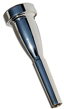 Pure Hel Koppar Silverplätering Trumpet Munstycke Ersättningsmusikinstrument för Bach (1C) (5C)