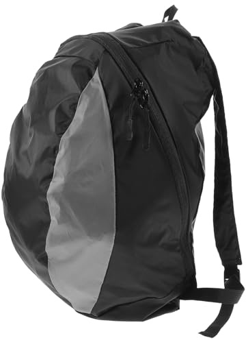 CIYODO Mochila para Casco de Moto Multifuncional Bolsa Portátil para Balones Deportivos Dos Bolsillos Laterales de Malla Resistente y Práctica para Entrenamiento y Uso al Aire Libre