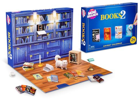 Mini Brands Mini Book Advent Calendar 24 Surprises 18 Books de ZURU