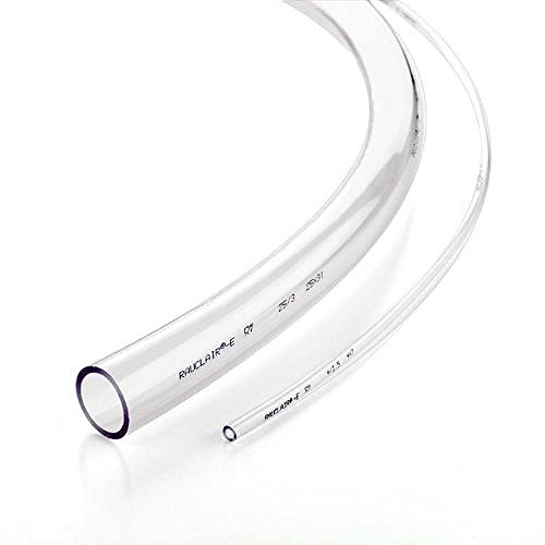 REHAU TOP Qualität Original PVC Schlauch Benzinschlauch,Wasserschlauch Luftschlauch METERWARE (Innen-Aussen: 3mm - 5mm)