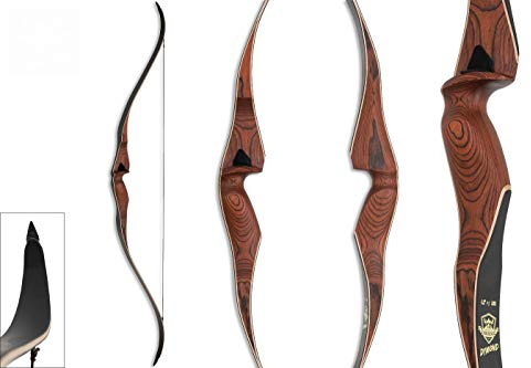 Oak Ridge Recurvebogen Jagdbogen traditioneller Bogen Dymond 30 lbs 62 Zoll Länge Rechte Hand