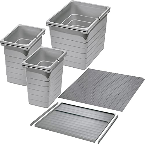 SOTECH Ninka Système Tri des Déchets eins2vier KB 450 mm, Épaisseur latéral