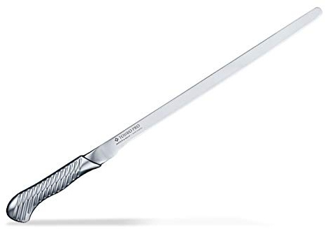 Coltello prosciutto TOJIRO PRO Service FD-712 - Coltelli Giapponesi Cucina Professionale - Affettatrice Prosciutto Professionale - Acciaio al Molibdeno Vanadio, 300 mm