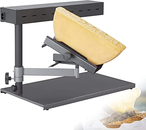 GZYHDC Electric Cheese Melter Rapid Heating, Raclette Cheese Melter, Adjustable Raclette Grill Machine to Cover Potatoes, Vegetable or Pasta