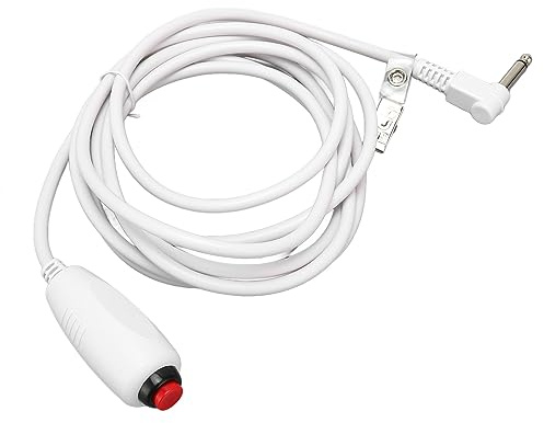 Push Cord, /9.8ft Nurse Call Cord 6.35mm Interface Replacement Plug Cable with Clip Call Cord for Nurse Station