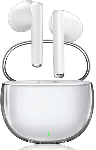 Auriculares Inalámbricos para iPhone 15 14 Pro Max 13 12,Estéreo Cancelación Ruido Deportivos Auriculares Bluetooth 5,3 con ENC Micrófono para Pixel 8 7a Samsung A34 A54 Galaxy S24 S23 Xiaomi Redmi 12