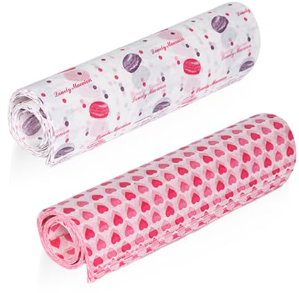 100 hojas de papel de cera para hornear, envases a prueba de grasa, esteras y insertos para tostadas, papel de regalo y graffiti