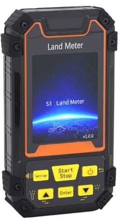 Tragbares GPS-Vermessungsgerät, S3-Landflächenmessgerät mit 4 Messmodi, 2,4-Zoll-Farbbildschirm, Professioneller GPS-GNSS-Empfänger, Vermessungsgerät für Flache Felder, Hänge,