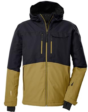 Killtec Herren Skijacke/Funktionsjacke mit Kapuze und Schneefang KSW 53 MN SKI JCKT, schwarz blau, XXL, 43433-000