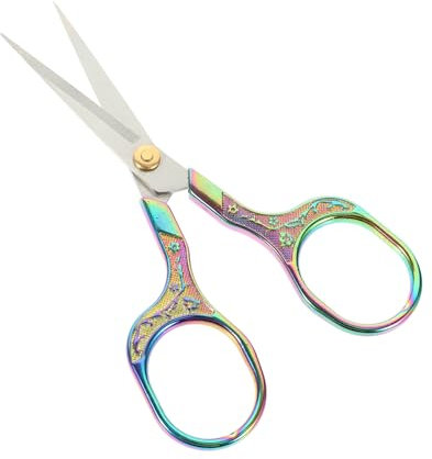 BEBEMOKO Tijeras Para Cortar y Punto De Cruz Acero Inoxidable Duradero Afiladas Para Manualidades