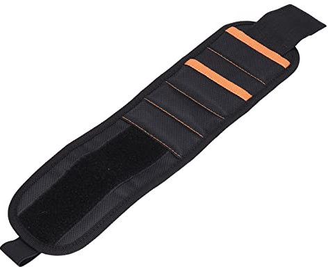 Starkes Magnetisches Armband, Werkzeuggürtel, Werkzeughalter für Männer, Vatertag, Nagelknipser, Bolzen, Magnetischer Schraubenhalter mit 10 Magneten