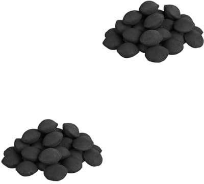 LIOOBO 2paquets Pack Gril pour Cheminée Et Camping Naturel Pratique pour Barbecue Et Chauffage