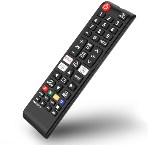 Mando a distancia universal para Samsung TV, repuesto para todos los televisores inteligentes Samsung LED QLED UHD LCD HDTV marco curvado 4K 8K serie 3D Smart TV