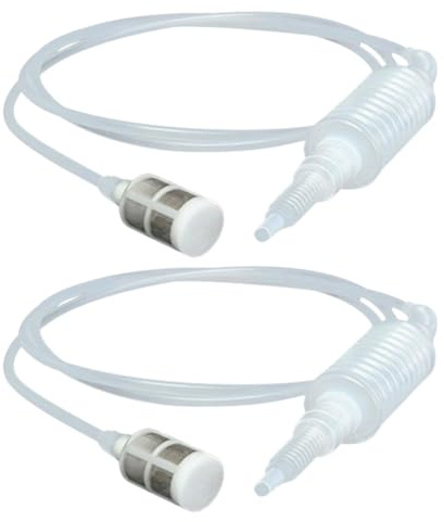 JOINPAYA 2pcs Home Brewing Siphon Tube Hose for Wine and Beer Making, Soft Reusable Wine Siphon Filter Tubes for Manual Fermentation and Brewing Equipment
