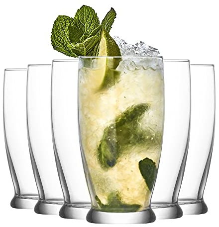 LAV Bicchiere Highball Roma - in Vetro - 350 ml - 12 Pezzi