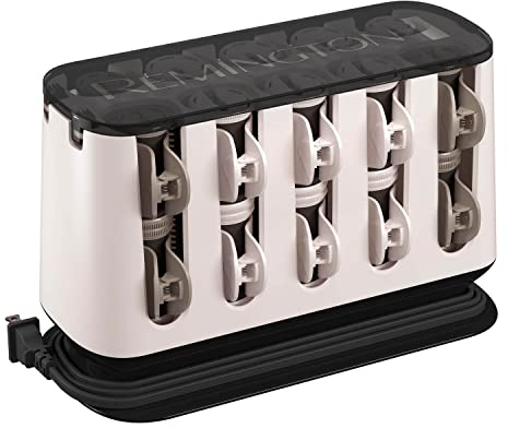 Remington Shine Therapy Argan Oil & Keratin Treated Hot Rollers Set, Professional Hair Curlers for Setting All Hair Lengths from Short and Medium to Long