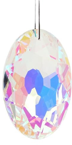 Prisme de Boule de Cristal Clair, Lustre Attrape- en Cristal coloré Goutte d'eau Poli Prisme de Cristal de Fenêtre Suspendue pour Accessoires de Photographie, Décoration de