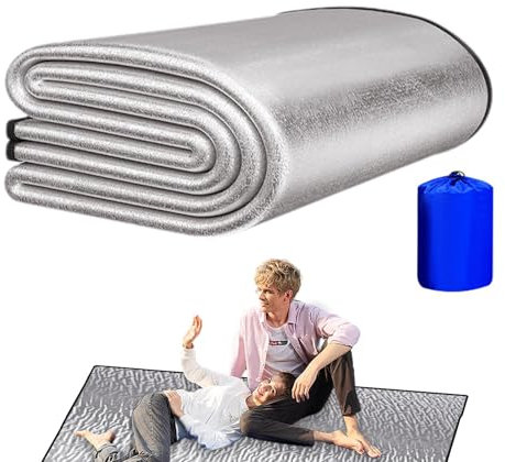 Aluminium-Isoliermatten, Isomatten, Schaumstoffpolster, Camping-Isomatten,Thermodecke, Faltbare Zeltmatte, Faltbare Zeltunterlage,geeignet Für Camping, Wandern Und Picknicks