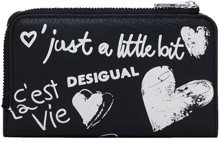 Desigual Porte-Monnaie Mone Seshat Emma 2.0 Wallet Black Noir