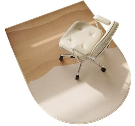 Tappetino insonorizzato per sedia da ufficio, per moquette e pavimenti duri, protezione per il pavimento, per sedie a rotelle, scrivanie per computer, casa e ufficio (colore: grigio, 150 x 90 cm)