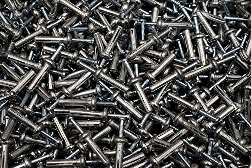 (300) Mushroom Head 3/16 x 7/8 Hammer Drive Pin Anchors Nail-in Hammer-in Rivet