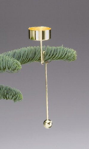 Creato Christbaumkerzenhalter für Teelicht in Gold