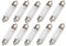 10x Jurmann C5W 36 mm 12V Long Life Halogen Birne für Innenbeleuchtung - Kofferraumbeleuchtung, Türbeleuchtung, Kennzeichenbeleuchtung, Leselicht - E-geprüft