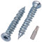 SKIR'CO (10 Stück) Betonschrauben, verzinkt 7,5 x 52 mm, Senkkopf, Mauerwerkschrauben, Rahmen Befestigungsschraube