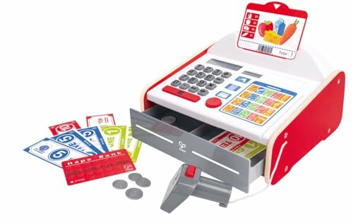Hape Spielkasse mit Sound inkl. Zubehör, für Kaufmannsladen