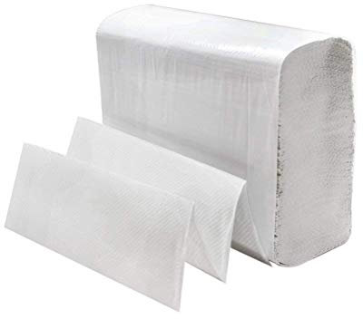 Perfect Stix Paquete de 2000 Toallas de Papel Desechables Multipliegues para Papel Limpieza, Color Blanco