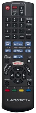 ALLIMITY N2QAYB001026 Replacement Remote Control Compatible with Panasonic Home Cinema 4K Blu-ray Recorder DMP-BD93 DMP-BD83 DMP-BD94PU DMP-84PU