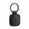 AirGear® OneTag - AirTag Schlüsselanhänger Soft-Touch Leder, Anhänger aus Leder, Case, Hülle kompatibel mit Apple AirTag - extra kratzfest (Black)
