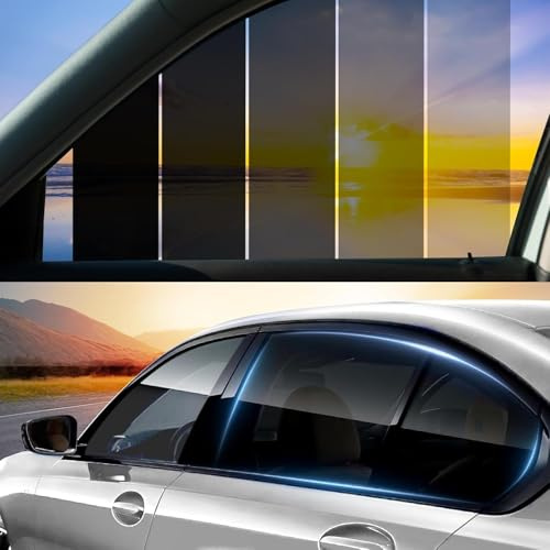 Vepagoo Lámina Tintada para Coche, 15% VLT – Longitud: 305 cm, Ancho: 50 cm, bloquea los Rayos UV/IR, Calor y deslumbramiento – Resistente a los arañazos Heat & Glare