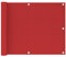 puraday Outdoor Sichtschutz 75x600 cm Terrassebespannung mit Ösen PE Seil Balkonsichtschutz Garten Balkonverkleidung Schimmel und UV Beständig Blickdichte Balkonabdeckung Rot HDPE