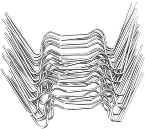 Yardwe 50piezas Abrazaderas Alambre w Invernadero Acero Inoxidable Fijación Clips