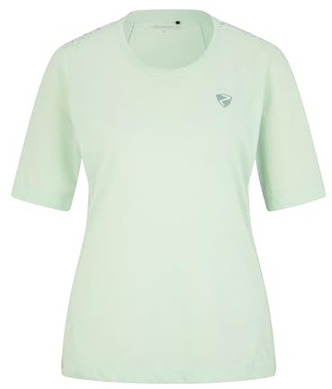 Ziener NESMERALDA T-Shirt Fonctionnel pour Femme - Cyclisme | Extérieur | Fitness | Sport - Respirant - Séchage Rapide - Manches Courtes - Menthe Froide - 42