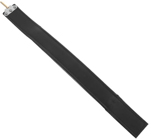 SUPVOX Correa de Acordeón bajo Negra de Pu para Mano Izquierda, Absorbente de Humedad y Reduce Estrés, Compatible Acordeones de 60-72 Bajos para Músicos
