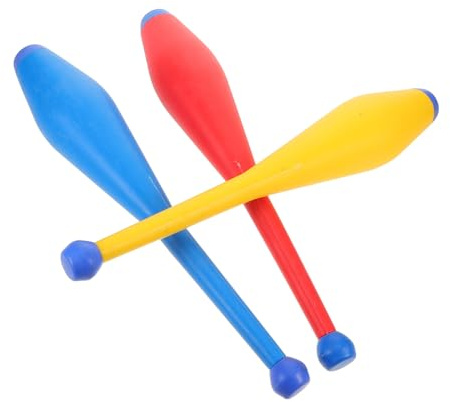 Hemobllo 3pièces Bâtons De Jonglerie pour Adultes Épingle De Club De Jonglerie pour Entraînement Et Performances Intérieures Et Extérieures