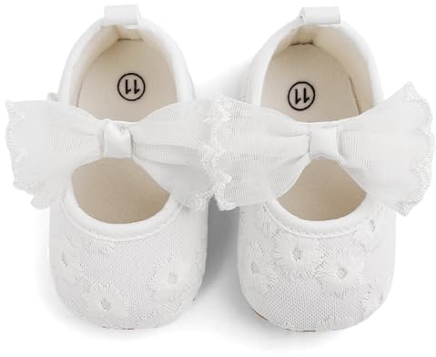 Baby Girls Baptism Shoes Infant Christening Footwear | First walking shoes, 3-18 Months, Crawling step, Dress, Light weight, Easy fastening