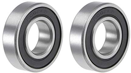 sourcing map 2Stk.Kugellager 6002-2RS doppelt versiegelter ABEC-1 Rillenkugellager 15x32x9mm